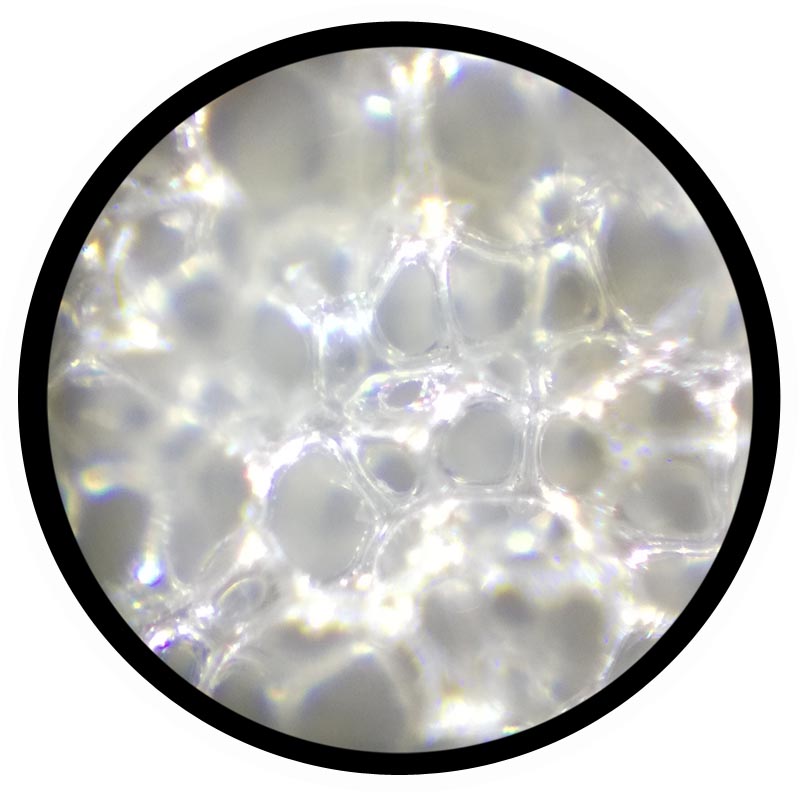 ウレタンマスク顕微鏡画像